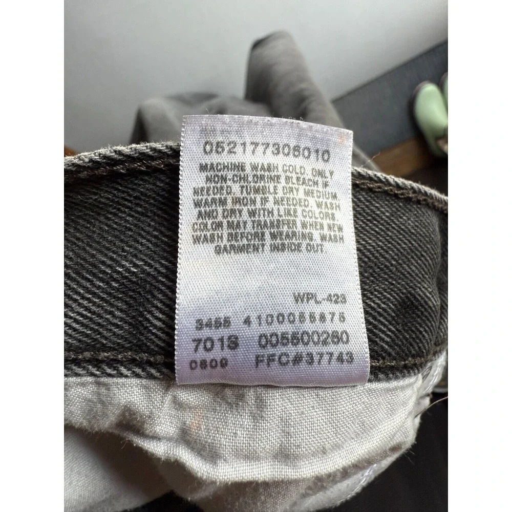 Levis 550 Black Relaxed Fit Jeans‎ 42x30
